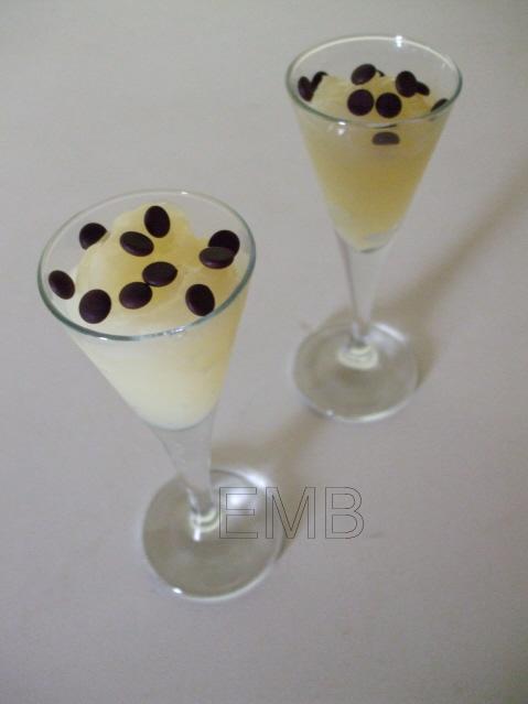 Copitas de crema de limón
