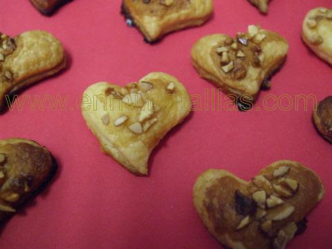 Corazones de almendra