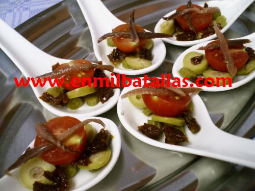 Cucharitas mediterráneas