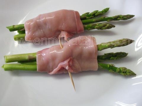 Enrolladitos de conejo