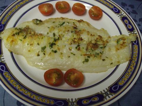 Filete de granadero en cinco minutos