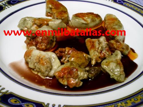 Foie de rape al Oporto