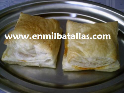 Hojaldres de chorizo