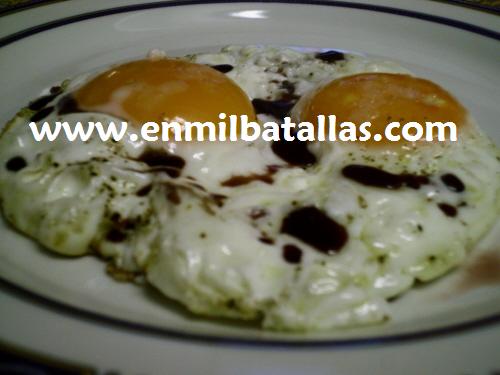 Huevos fritos al Oporto