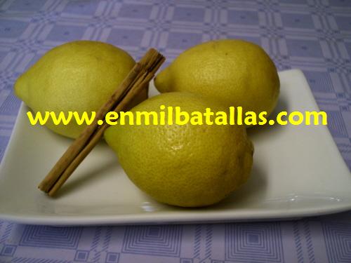 Licor casero de limón