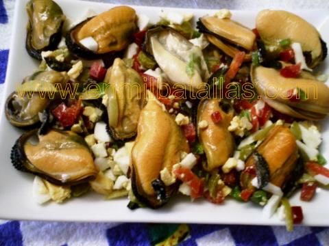 Mejillones a la vinagreta