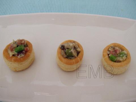 Mini vols-au-vent de primavera
