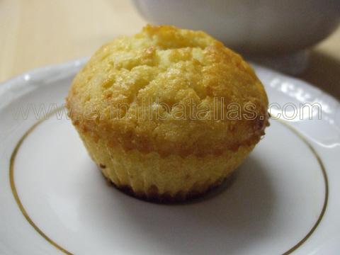 Muffins de frutas confitadas