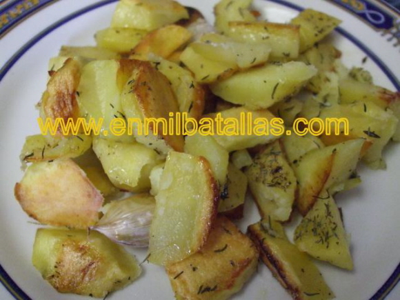 Patatas asadas especiadas