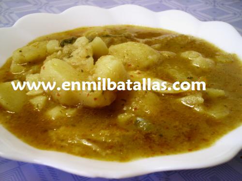 Patatas con bacalao