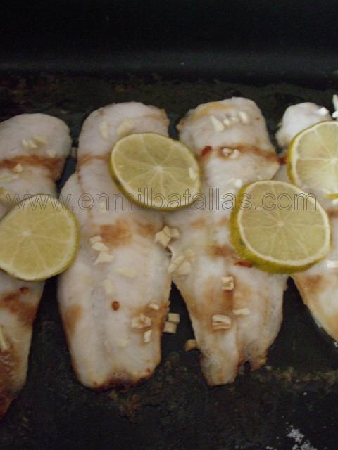 Pescado blanco a la tailandesa