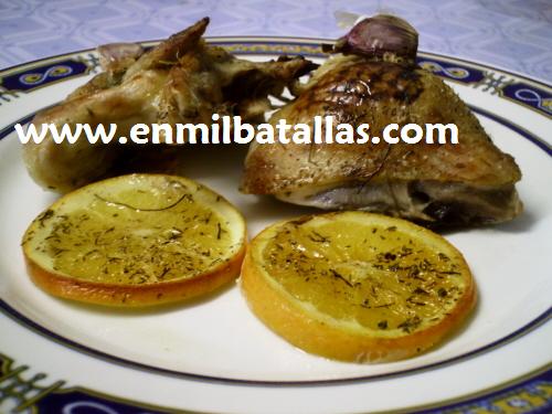 Pollo a la naranja