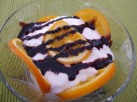 Postre de naranjas