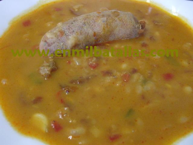 Potaje de alubias blancas