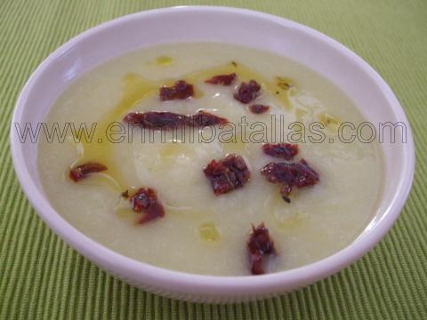 Puré vegetal, recordando el verano