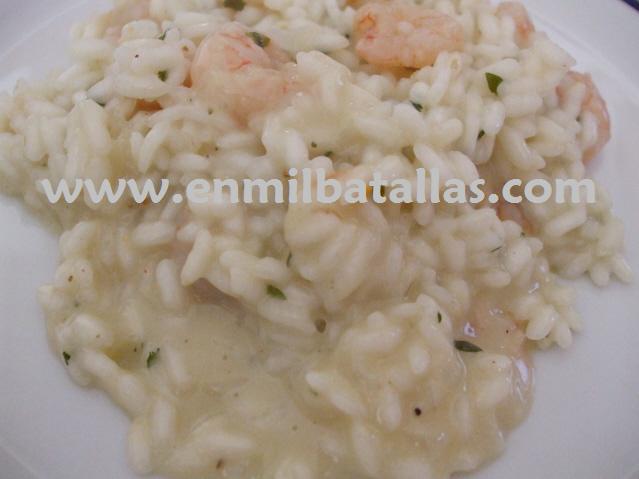Risotto de gambas