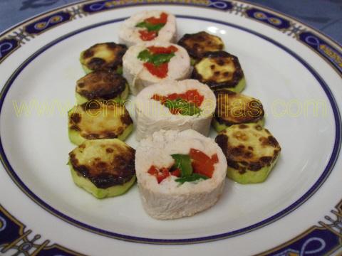 Rollito de pollo de verano