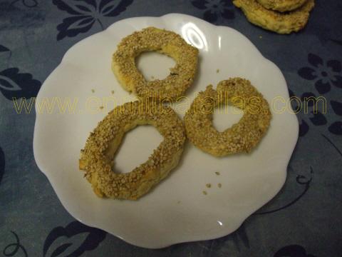 Rosquillas otomanas de sésamo