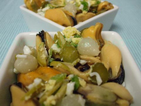 Salpicón de mejillones de mamá