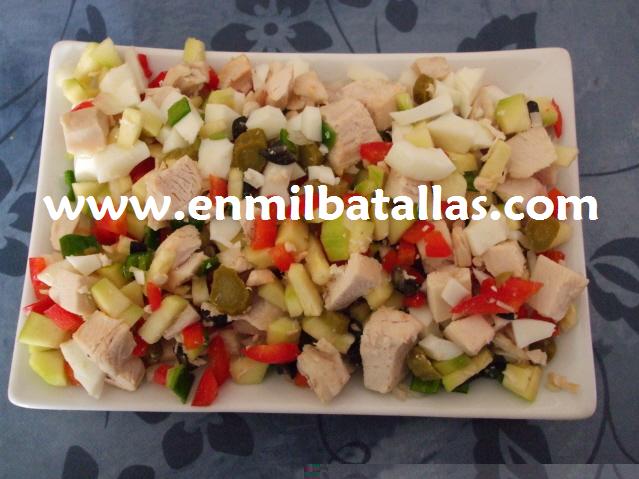Salpicón de pollo