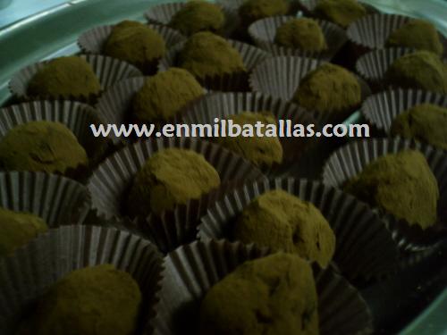 Trufas de chocolate