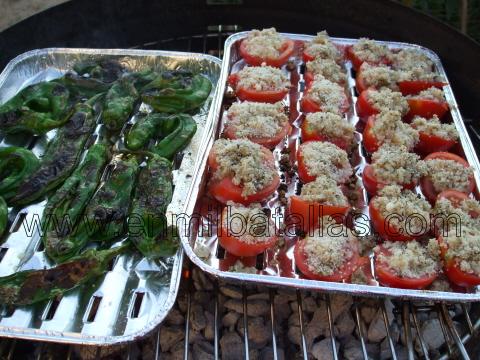 Vegetales a la barbacoa