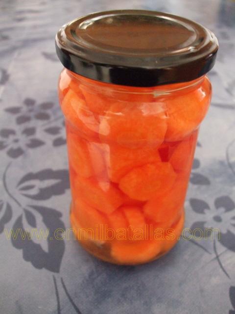 Zanahorias en conserva