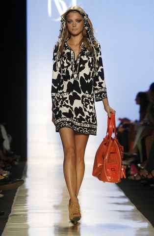Diane Von Furstenberg en la New York Fashion Week para el 2009
