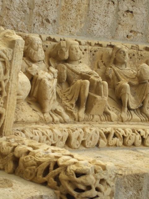 Detalle de la Iglesia de Santiago, en Carrión de los Condes.