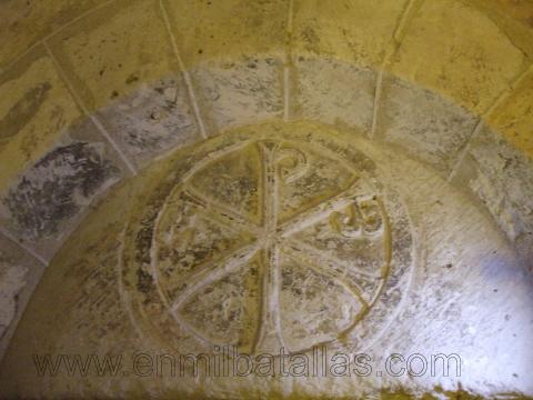 Detalle en el interior de la iglesia palentina de San Martín de Tours