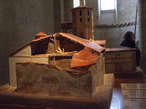 Maqueta de la iglesia de San Martín, en Frómista