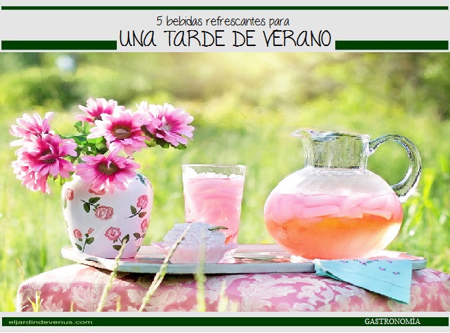 5 bebidas refrescantes para una tarde de verano