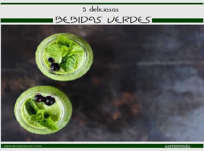5 deliciosas bebidas verdes