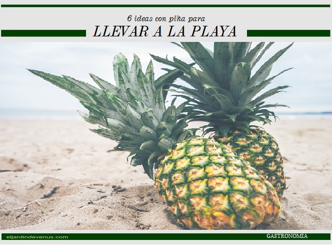 6 ideas con piña para llevar a la playa