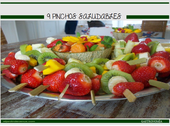 9 pinchos saludables