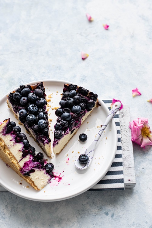 Cómo hacer tarta de queso y arándanos - En Mil Batallas