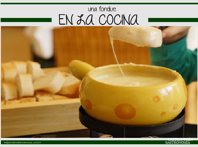 Una fondue en la cocina