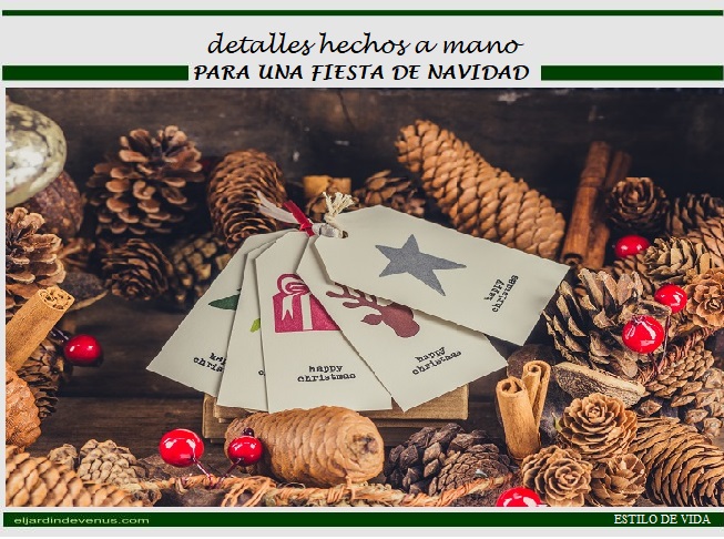 Detalles hechos a mano para una fiesta de Navidad-El Jardín de Venus