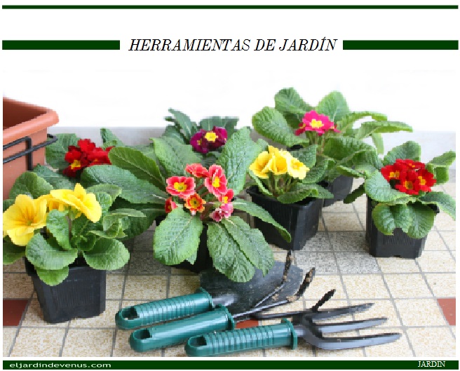 herramientas de jardín