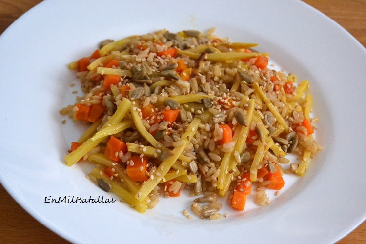 Arroz con bambú y semillas - En Mil Batallas