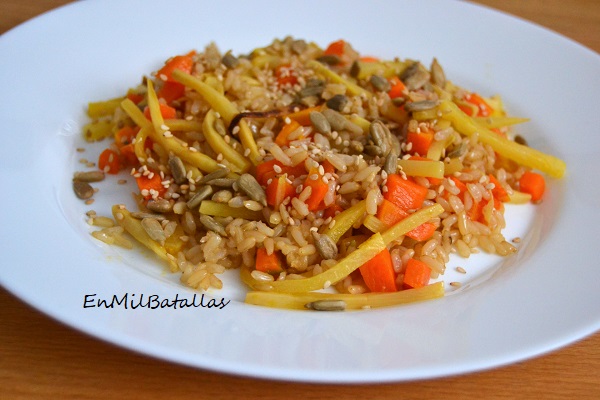 Arroz con bambú y semillas - En Mil Batallas