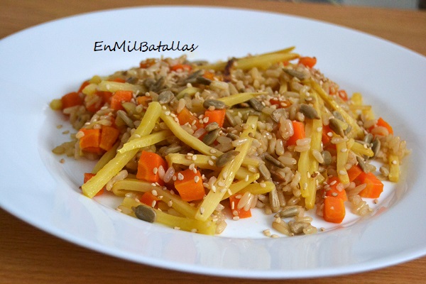 Arroz con bambú y semillas - En Mil Batallas