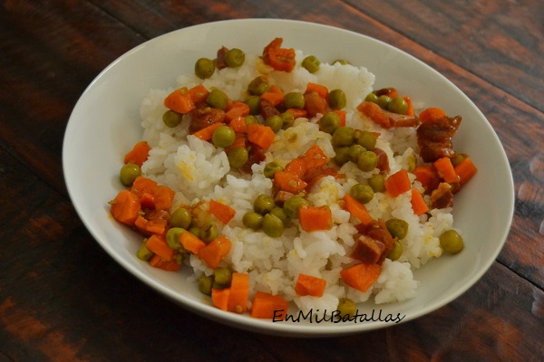 2 platos de aprovechamiento básicos - arroz - En Mil Batallas