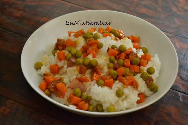 Dos platos de aprovechamiento básicos - Arroz - En Mil Batallas