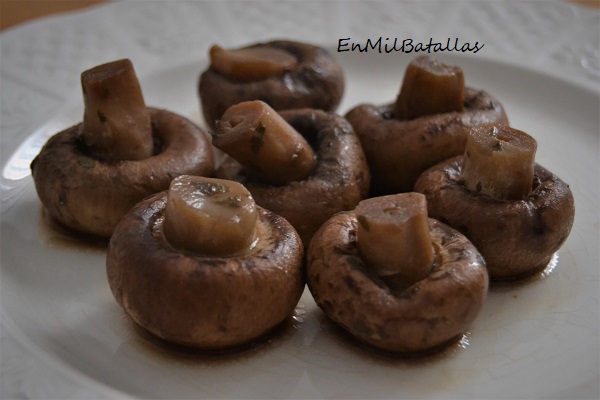 Champiñones portobello al whisky - En Mil Batallas