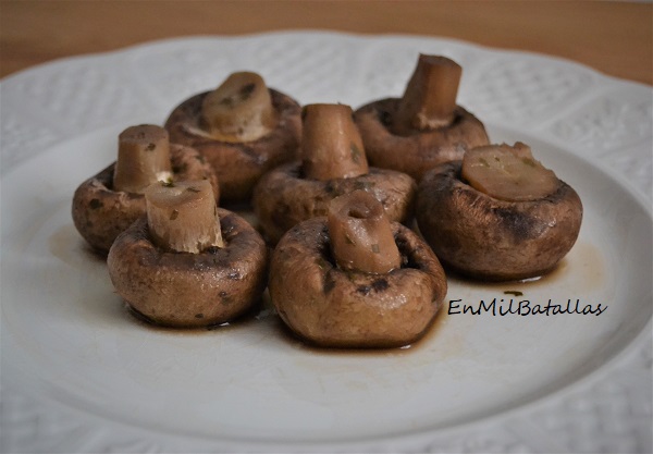 Champiñones portobello al whisky - En Mil Batallas