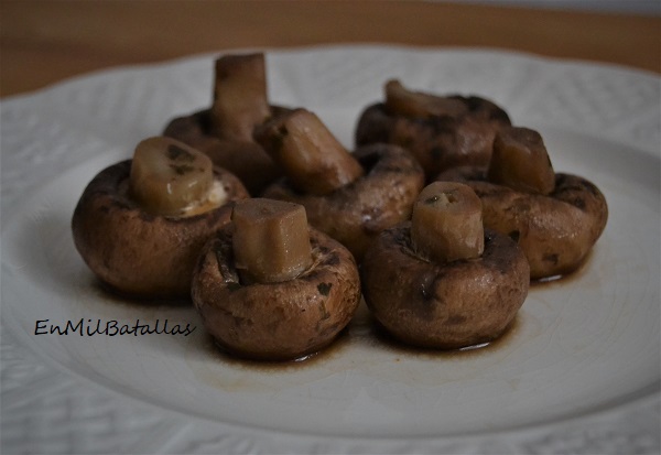 Champiñones portobello al whisky - En Mil Batallas