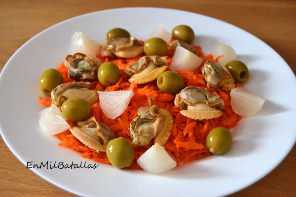 Ensalada de almejones con zanahoria - En Mil Batallas