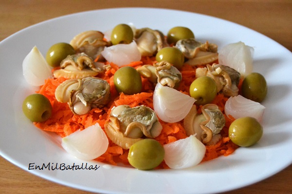 Ensalada de almejones con zanahoria - En Mil Batallas