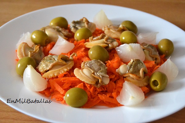 Ensalada de almejones con zanahoria - En Mil Batallas